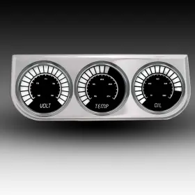 Bs9333w Intellitronix 3-gauge Bargraph Panel White