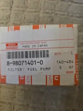 8-98071401-0 Isuzu Fuel Pump Filter 8980714010
