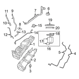 68003339ag Jeep Oe For Wrangler 2007-2011 Fuel Pump And Sender Assembly