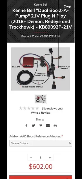 Kb89092p-21v Kenne Bell Kb89079p-21v Dual Boost-a-pump 2018 Demon Redeye And Trackhawk - #3