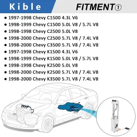 01fc-rybb-013 Kible Fuel Pump For 1997 1998 1999 2000 Chevy Gmc C1500 C3500 K1500 K2500 K3500 E3947m #3