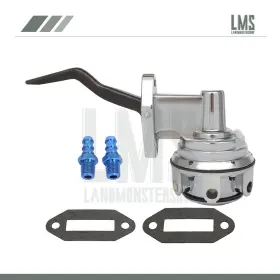 La16281001d Landmonstershop High Volume Fuel Pump For Ford 351c Cleveland 351m 400m 8psi 80 Gph Chrome