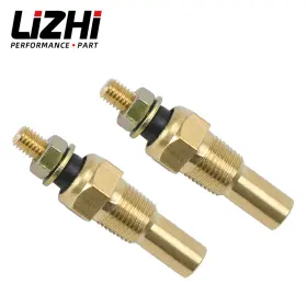 Tsu01 Lizhi 2pcs Water Coolant Oil Temp Temperature 1/8 Npt Electrical Sensor Sending