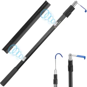 Mcg-3 Loveeta 6.3 Ft Magnetically Mounted Cargo Grabber Reach Magnetic Jet Black