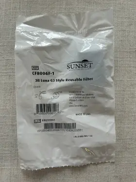Cf8006-1 Luna Lg3ht G3 Heated Tubing Lh1 Model - New Sealed And Ultrafine Filter