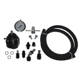 Maperformance 796716567035 Map Afpr Fuel Pressure Kit With Aem Regulator Black Hose For Mitsubishi Evo 8 9