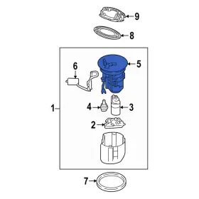 Pa5w13ze0 Mazda Oe For Cx-30 2020-2021 Fuel Pump Housing