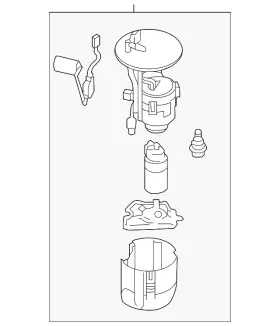 Pear-13-35x Mazda Genuine Fuel Pump Assembly