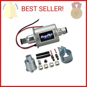 Megaflint 791519442909 Inline Fuel Pump 12v Universal Electric Low Pressure 5-9 Psi For Gas D