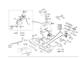 203-470-55-94 Mercedes-benz Genuine Auxiliary Pump