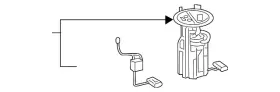 907-470-25-00 Mercedes-benz Genuine Fuel Pump And Sender Assembly 9074702500