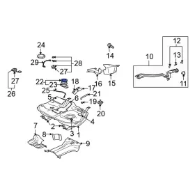 1760a163 Mitsubishi Oe For Endeavor 06-11 Fuel Pump And Sender Assembly