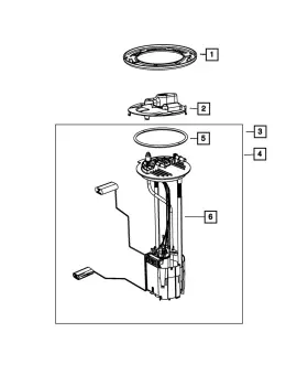 04560227ac Mopar Genuine Level Unit Module Kit