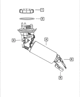 05093458aa Mopar Genuine Fuel Level Unit Kit 5093458aa