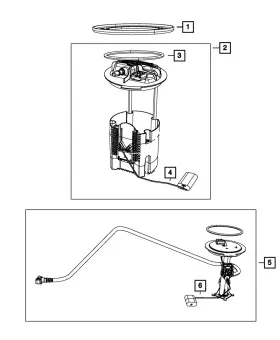05145589af Mopar Genuine Fuel Pump/level Unit Module Kit Primary