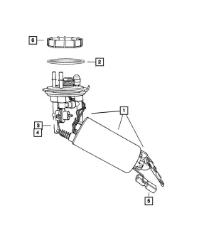 05175967ac Mopar Genuine Fuel Level Unit Kit 5175967ac