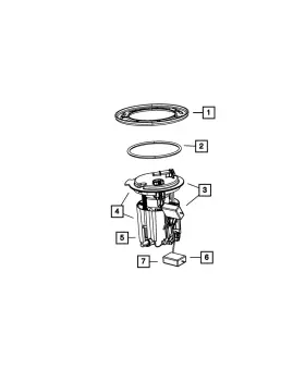 05183201ah Mopar Genuine Fuel Pump/level Unit Module Kit