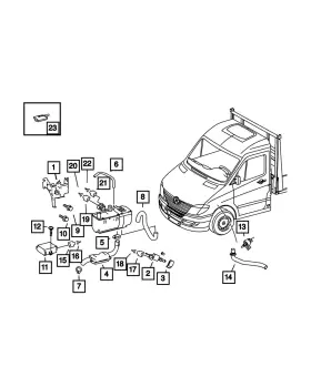 68012848aa Mopar Genuine Fuel Pump