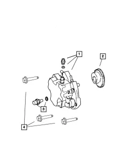 68018733aa Mopar Genuine Fuel Injection Pump