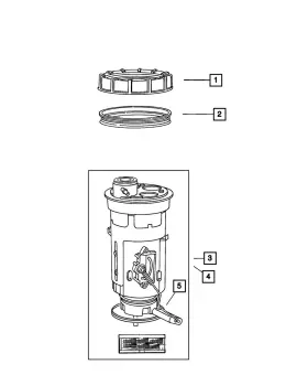 68037306aa Mopar Genuine Fuel Level Unit Kit