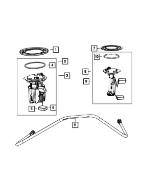 68078218ac Mopar Genuine Fuel Level Unit Kit