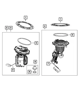 68367540aa Mopar Genuine Fuel Pump/level Unit Module Kit