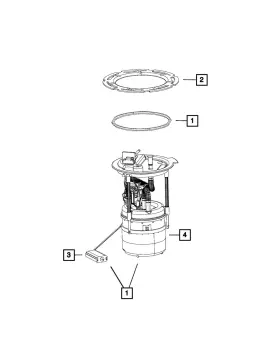 68368228ad Mopar Genuine Fuel Pump/level Unit Module Kit
