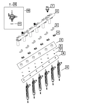 68418497af Mopar Genuine Fuel Injection Pump