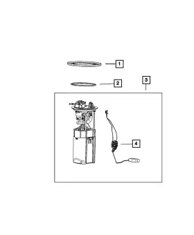 68477079ab Mopar Genuine Fuel Level Unit