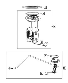 Mopar 68542474ac Genuine Level Unit Module Kit