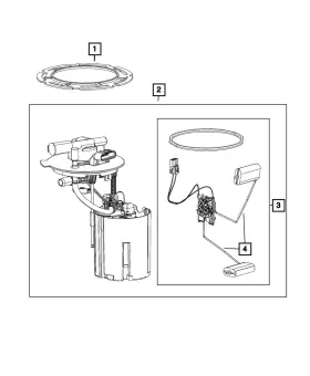 68567295ab Mopar Genuine Fuel Pump/level Unit Module Kit