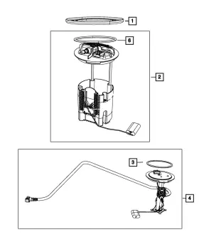 68579315ab Mopar Genuine Fuel Pump/level Unit Module Kit