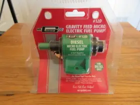 Mr. Gasket 084041022597 Gravity Feed Micro Electric Diesel Transfer Fuel Pump 12d