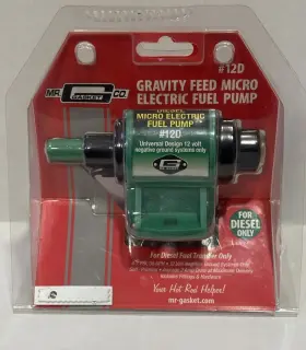 Mrg12d Mr. Gasket 12d Micro Electric Fuel Pump For Diesel Transfer 5-7 Psi