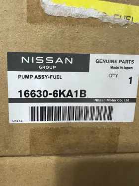 16630-6ka1b Nissan Genuine Fuel Pump Infinity Qx60 2023