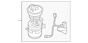 Nissan 17040-4bb0a Genuine Fuel Pump