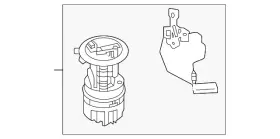 17040-6rf0a Nissan Genuine Fuel Pump