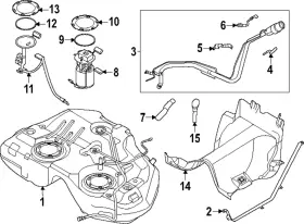 17040-7ba0a Nissan Genuine Fuel Pump