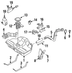 25060-4l700 Nissan Genuine Fuel Gauge Sending Unit
