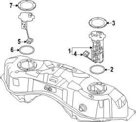 25060-6gp0a Nissan Genuine Fuel Sender Unit