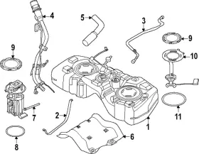 25060-7lg1a Nissan Genuine Level Sensor