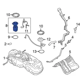170406rr1a Nissan Oe For Rogue 2021 Fuel Pump And Sender Assembly