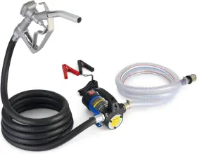 8011 Orion Motor Tech N2 Diesel Transfer Pump 12 Volt Fuel With Nozzle
