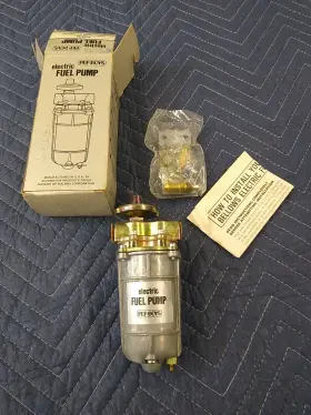 Pb838 Pep Boys Nos 12 Volt Electric Fuel Pump New. Hot Rod Vintage Ac