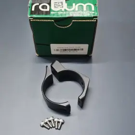 20-0218 Radium Engineering 2-piece Fuel Pump Clamp 60mm - Black With Logo