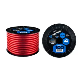 R4r4-100 Raptor 100ft 4 Awg Red Cca Mid-series Power Cable