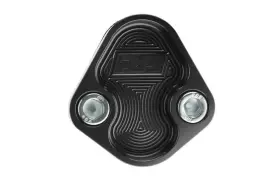 4810-454-2 Redhorse Performance Fuel Pump Block-off Plate - Aluminum Black Anodized Each