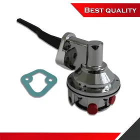 Sv27529 Shopvertex Suits Ford Big Block V8 429 460 Fuel Pump Mechanical Chrome High Volume Gas