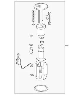 77020-0t010 Toyota Genuine Fuel Pump Assembly