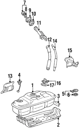83320-80136 Toyota Genuine Fuel Tank Sending Unit